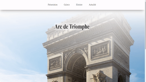gif de presentation arc de triomphe