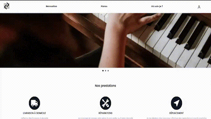 gif de presentation d'un site client